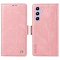 Miniatyrbild 1 av 5: YIKATU YK-005 Mobilskal för Samsung Galaxy A54 5G PU Läder Skin-touch Plånboksställ Skydd Multicolor Style G