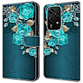 Pikkukuva 1 / 5: For Honor 200 Lite Lompakkokotelo Magneettilukolla 3D-kuvioitu Nahkainen Puhelinkotelo Multicolor Style J
