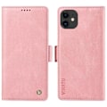 Miniatyrbillede 1 af 5: YIKATU YK-005 PU Læder Flip Cover til iPhone 11, Wallet Stand Hud-berørings Telefon Cover Multicolor Style G
