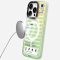 Pikkukuva 5 / 5: YOUNGKIT Gradient -sarja iPhone 16 Pro -kotelolle, yhteensopiva MagSafe IMD TPU -takakuoren kanssa- Multicolor Blue