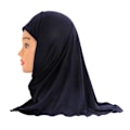 Miniatyrbillede 7 af 10: Muslimsk Hijab Islamisk tørklæde Sjal til børn HVID white
