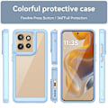 Pikkukuva 2 / 5: Motorola Edge 50 Neo 5G/Moto S50 5G -kotelo TPU + akryylisuojattu läpinäkyvä puhelinkuori Multicolor Style C