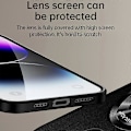 Miniatyrbilde 2 av 2: SULADA Magnetisk Telefondeksel til iPhone 15 Plus, Mikrofiberlær + TPU Støtsikkert Deksel Multicolor Style C