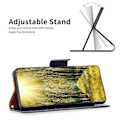 Pikkukuva 2 / 5: Samsung Galaxy A15 4G -kotelo, litsirakenteinen PU-nahkalompakko, matkapuhelimen suojus Multicolor Style D