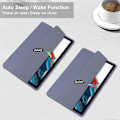 Pikkukuva 2 / 5: Kirkas takakansi Samsung Galaxy Tab A9+ PU+TPU+Akryyli tablettikotelolle kynäpaikalla Multicolor Style E