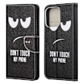 Miniatyrbilde 1 av 5: Mønstertrykk Kryss Tekstur Lærveske Lommebok Stativ Deksel for iPhone 13 6.1 tommer Multicolor Style A