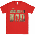 Miniatyrbild 1 av 2: Fancy A Snuggle The Walking Dad Parodi Fader Son Zombies Herr T-shirt Red XL