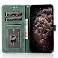 Miniatyrbillede 2 af 5: Til Xiaomi 14T Cover Farvesplejsning Tegnebog Stativ Læder Telefonetui med Håndledsrem Multicolor Style A