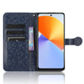 Miniatyrbillede 2 af 5: Til Infinix Note 30 Vip 5g Telefon Wallet Etui Dot Præget Stativ Pu Læder Cover Dark Blue