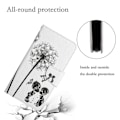 Miniatyrbillede 5 af 5: Til Samsung Galaxy A06 Etui Mønstertryk Beskyttende Læder Folio Telefon Cover- Multicolor Dandelion