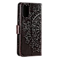 Miniatyrbillede 5 af 5: Præget Mandala Blomst Pung Læder Etui med Rem til Samsung Galaxy A52 4G/5G/A52s 5G Multicolor Style H