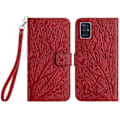 Miniatyrbillede 1 af 5: Til Samsung Galaxy A71 4G SM-A715 Læder Etui Wallet Stand Præget Telefon Cover Multicolor Style E