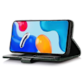Miniatyrbillede 3 af 5: Til Samsung Galaxy A05 4G Etui Ko Læder Tekstur Anti-Ridse Læder Telefon Stand Cover Wallet Multicolor Style C