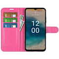Pikkukuva 2 / 5: PU-nahkakuori Nokia G22 -puhelimelle, naarmuuntumaton suojakotelo lompakolla ja jalustalla Multicolor Style G