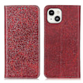Miniatyrbillede 1 af 5: Splitlæder Magnetisk Auto-absorberende Wallet Telefon Stand Shell Case til iPhone 13 6.1 tommer Multicolor Style E