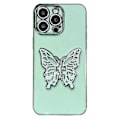 Pikkukuva 1 / 5: iPhone 15 Pro -kotelo perhosjalustalla, TPU-galvanointi puhelinkuori Multicolor Style F