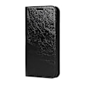 Miniatyrbillede 2 af 5: Ægte Læder Folio Flip Wallet Cover med Støttefod til iPhone 13 Pro 6.1 tommer - Sort