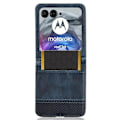 Pikkukuva 2 / 5: Motorola Razr 50 5G/Razr 2024 5G -kotelo Retro-kuvioitu nahka + PC-puhelinkotelo korttipaikalla Multicolor Style D