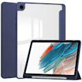 Pikkukuva 1 / 5: Kirkas takakansi Samsung Galaxy Tab A9+ PU+TPU+Akryyli tablettikotelolle kynäpaikalla Multicolor Style B