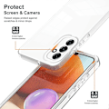 Pikkukuva 2 / 5: Samsung Galaxy S23 FE -kotelo TPU+PC Pudotussuojattu Läpinäkyvä Takakuori Multicolor Style E