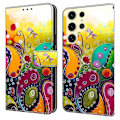 Pikkukuva 1 / 5: Samsung Galaxy S25 Ultra -kotelo PU-nahkainen lompakkopuhelinkotelo jalustalla Multicolor Style M
