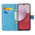 Miniatyrbillede 2 af 5: YB Mønsterprint Læder Serie-4 til Samsung Galaxy A15 4G Etui PU Læder Telefon Wallet Cover Multicolor Style C