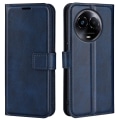 Miniatyrbillede 1 af 5: Til Realme 11x 5g Telefon Cover Wallet Stand Pu Læder Shell Kalvetekstur Fuld Beskyttelse Telefon Cover Blue