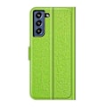 Miniatyrbillede 3 af 5: Wallet Design Læder Telefon Cover Folio Flip Cover med Støttefod til Samsung Galaxy S21 FE Multicolor Style F