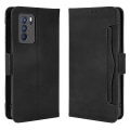 Miniatyrbilde 1 av 5: Lommebokdeksel i skinn med stativ og flere kortspor for Oppo Reno6 Pro 5G (mediatek) Black