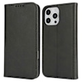 Miniatyrbillede 1 af 5: PU læder kalveskinds tekstur magnetisk lukning smartphone cover til iPhone 16 Pro Max Multicolor Style A