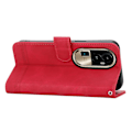 Miniatyrbild 3 av 5: Cover för Oppo Reno10 Pro+ 5g, linjer tryckt Pu-läder plånboksfodral Flip Stand Case Red