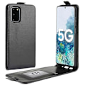 Pikkukuva 1 / 5: Crazy Horse -nahkainen pystysuuntainen läppäkotelo Samsung Galaxy S20 FE 4G/FE 5G/S20 Lite/S20 FE 2022 -puhelimelle