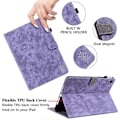 Miniatyrbilde 5 av 5: For Samsung Galaxy Tab A9 Lærdeksel Søtt Tigeravtrykk Justerbart Stativ Nettbrettveske Multicolor Style D