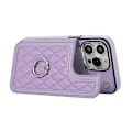 Miniatyrbild 3 av 5: För iPhone 16 Pro Max Skal TPU+PU Läder Telefonskydd med Ringstativ och Axelrem Multicolor Style A