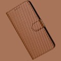 Miniatyrbillede 2 af 5: For TECNO Camon 40 Premier 5G Wallet Etui med Rem Kulfibertekstur Læder Mobilcover Multicolor Coffee