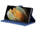 Miniatyrbild 2 av 5: AZNS Fodral för Samsung Galaxy S24 Ultra Läder Skyddat Heltäckande Folio Flip Ställ Telefonskal Multicolor Style A