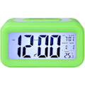 Miniatyrbild 1 av 5: Wake Up Radio Alarm C LED Digital Display Elektronisk temperaturbordslarm C USB Laddning Studentbänk Cs Sun Green 13.6x4.6x7.5cm