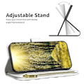 Miniatyrbillede 3 af 5: til Xiaomi Poco F5 5G/Redmi Note 12 Turbo Lynlåslomme Stativ Cover PU Læder Wallet Telefon Cover Multicolor Style B