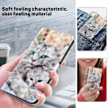Pikkukuva 5 / 5: Samsung Galaxy S24 Ultra -kotelo 3D-kuviopainatuksella, nahkainen lompakkokotelo Multicolor Style D