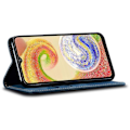 Pikkukuva 3 / 5: Samsung Galaxy M14 Puhelinkotelo Farkkukangas Tekstuurilla Jalustalla Käännettävä PU Nahkalompakko Multicolor Style D