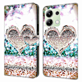 Pikkukuva 1 / 5: Xiaomi Redmi Note 13 4G Lompakkokotelo Puhelimelle, Pudotussuoja, 3D-kuvioitu Nahkainen Käännettävä Suojakotelo Multicolor Style E