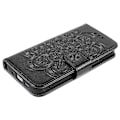 Miniatyrbild 4 av 5: Präglad Mandala Blomma PU Läder Telefonställ Skydd Plånboksfodral med Rem för iPhone 13 6.1 tum Multicolor Style A