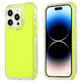 Pikkukuva 1 / 5: iPhone 16 Pro -kotelo, 3-in-1 pudotuksenkestävä PC+TPU puhelinkuori- Multicolor Green