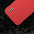 Miniatyrbild 3 av 4: För Iphone 15 Pro Kohud Läder + PC + Tpu Shell Cross Texture Anti-slip cover Red