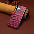 Pikkukuva 4 / 4: iPhone 16 -kotelo Krokotiilinnahkajäljitelmä Nahkapäällysteinen PC+TPU-puhelinkuori Multicolor Style D