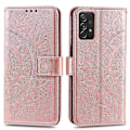 Miniatyrbillede 1 af 5: Præget Mandala Blomst Pung Læder Etui med Rem til Samsung Galaxy A52 4G/5G/A52s 5G Multicolor Style E
