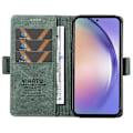 Miniatyrbild 2 av 5: YIKATU YK-005 Mobilskal för Samsung Galaxy A54 5G PU Läder Skin-touch Plånboksställ Skydd Multicolor Style D