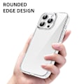 Pikkukuva 3 / 5: MUTURAL iPhone 16 Pro Max -kotelo pyöristetyillä reunoilla TPU+PC kirkas puhelinkuori
