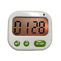 Miniatyrbillede 1 af 4: Vækkeur Digital LCD Vibrationsur Batteridrevet Moderne Bærbar Timerur Med Baggrundsbelysning Egnet Til Kontor Soveværelse Kollegium Rejse (1 stk)