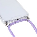 Miniatyrbild 3 av 5: Transparent Akryl+TPU Hybrid Mobilskal med Textil Snodd för iPhone 13 6.1 tum